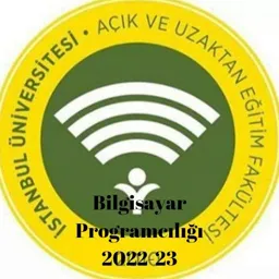 İstanbul Üniversitesi 2022 Bilgisayar Programcılığı AUZEF - İkinci Üniversite
